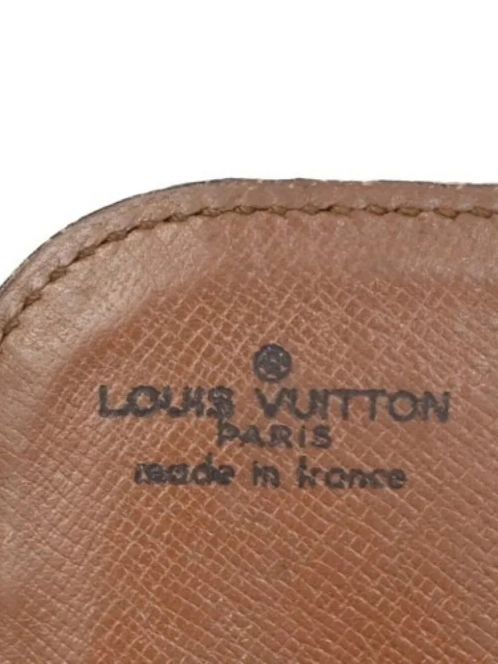 LOUIS VUITTON Cartouchiere MM Shoulder Bag Monogram Leather Brown M51253 32TA563